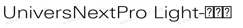 UniversNextPro Light字体转换